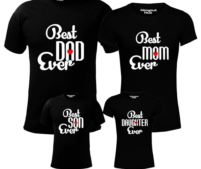 T Shirts For Mom Dad And Baby