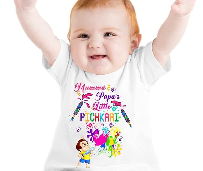 Holi T Shirt For Baby Girl