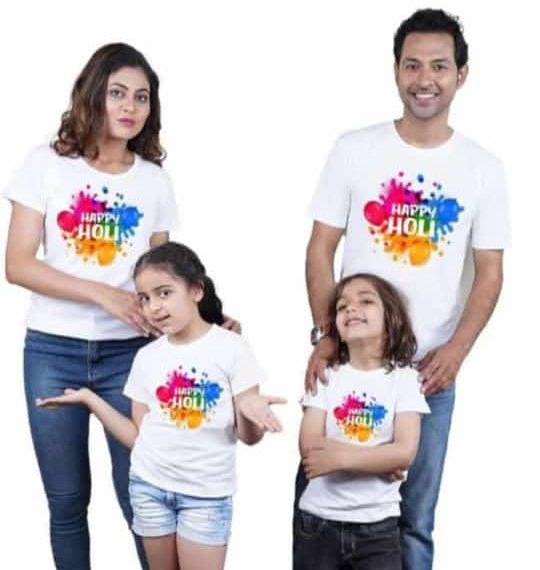 Holi T Shirts For Family