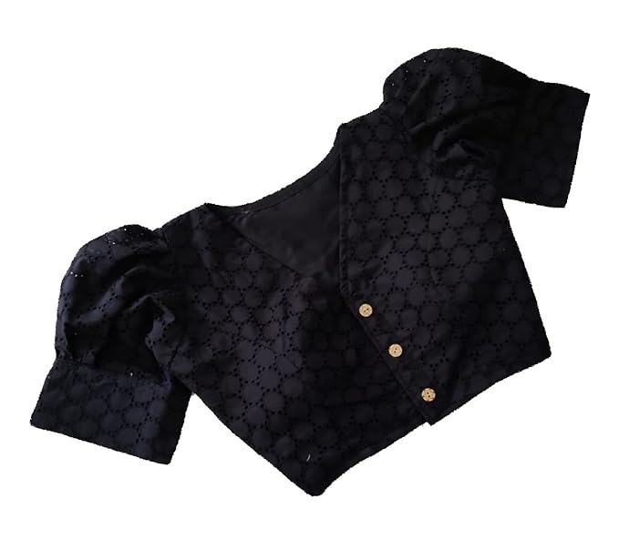 Black Hakoba Blouse