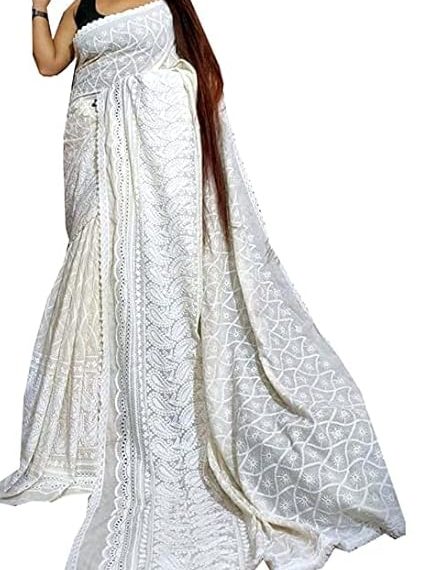 All About White Hakoba Saree