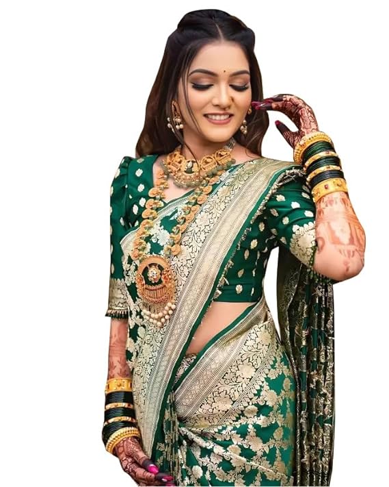 Banarasi Shalu Saree For Wedding