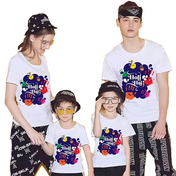 Holi T Shirts For Family