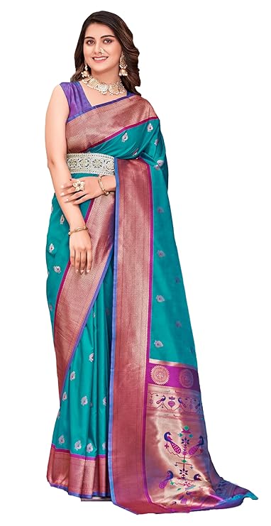 Chintamani Colour Paithani Saree