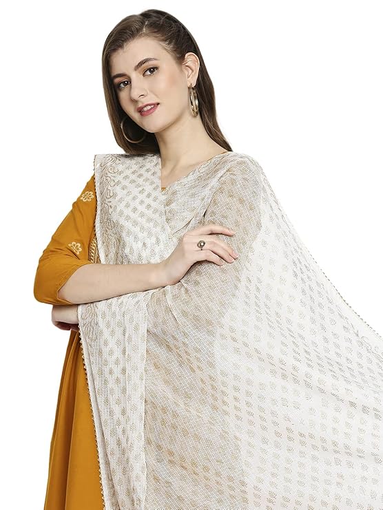 Cotton Suits With Kota Doria Dupatta