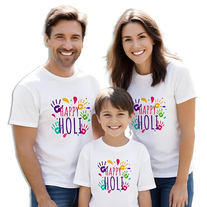 Holi T Shirts For Family