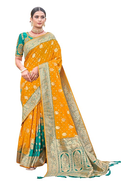 Banarasi Shalu Saree For Wedding