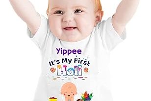 Holi T-Shirts for Baby Girls - Cute, Safe & Affordable Options