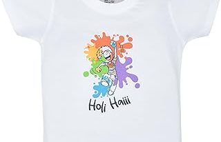 Holi T-Shirts for Baby Girls - Cute, Safe & Affordable Options