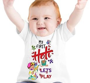 Holi T-Shirts for Baby Girls – Cute, Safe & Affordable Options