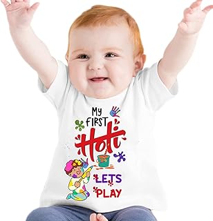 Holi T-Shirts for Baby Girls – Cute, Safe & Affordable Options