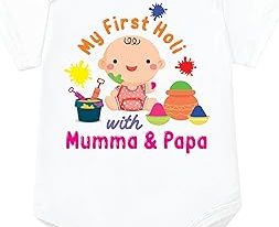 Holi T-Shirts for Baby Girls - Cute, Safe & Affordable Options