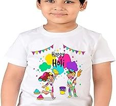 Holi T-Shirts for Baby Girls - Cute, Safe & Affordable Options